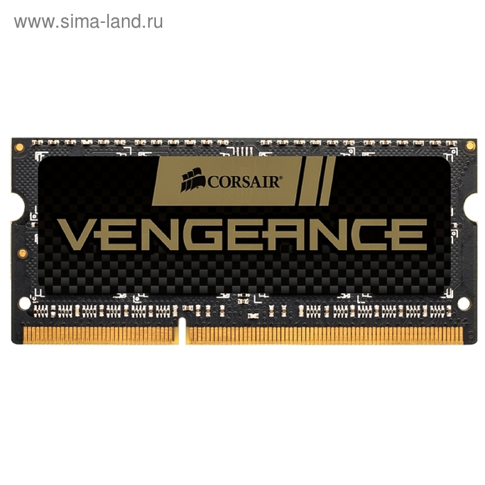 Память DDR3 4Gb 1600MHz Corsair CMSX4GX3M1A1600C9 RTL PC3-12800 CL9 SO-DIMM 204-pin 1.5В - Фото 1