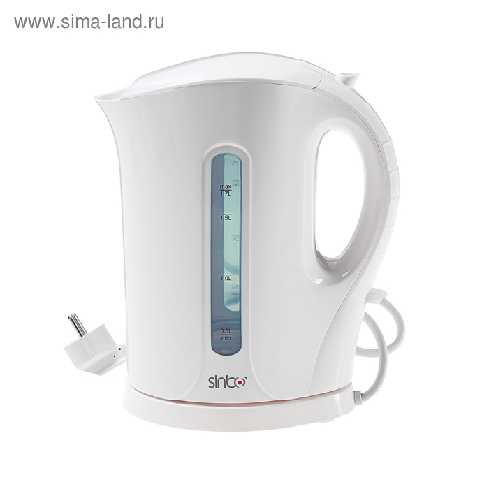 Чайник электрический Sinbo SK 7315, 1.7 л, 2000 Вт, белый - Фото 1