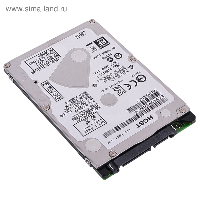 Жесткий диск HGST 500Gb Travelstar Z5K500 (HTS545050A7E680) SATA-III - Фото 1