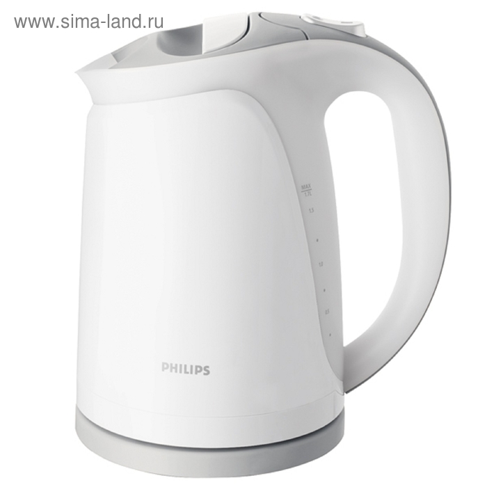 Чайник электрический Philips HD4681/05, пластик, 1.7 л, 2400 Вт, белый - Фото 1