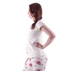 Футболка женская, принт цветы, размер 48 - Фото 3