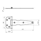 Петля-стрела ПС-160, без покрытия 1494753