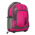 Рюкзак молодёжный на молнии, 2 отдела,3 наружных кармана, регулируемые лямки, розовый - Фото 2