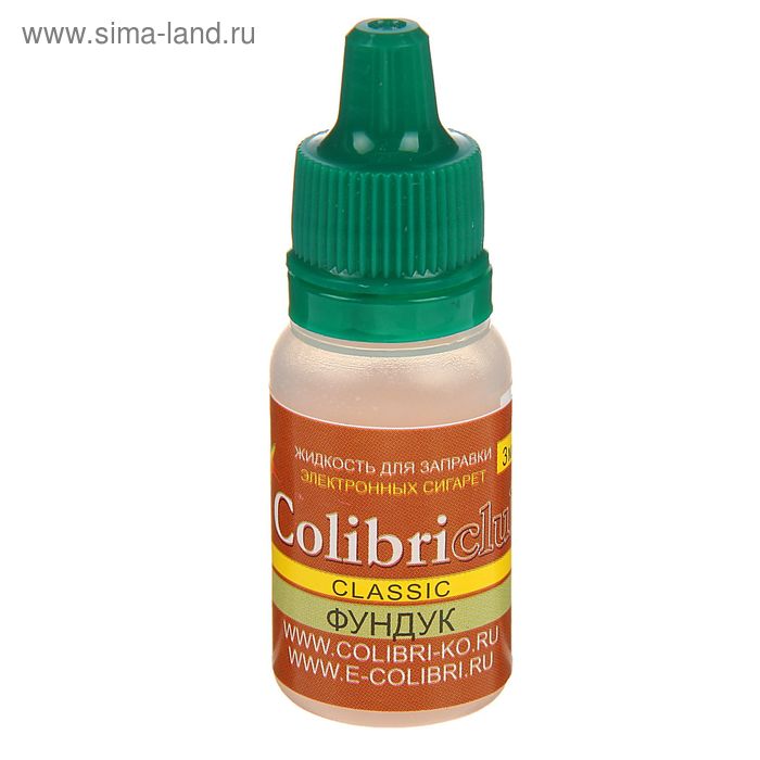Жидкость для многоразовых ЭИ Colibriclub Classic, фундук, 3 мг, 10 мл - Фото 1