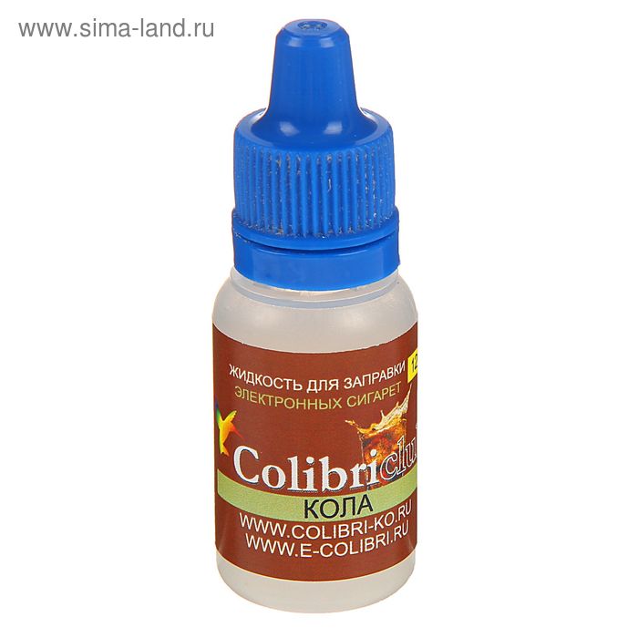 жидкость для многоразовых ЭИ Colibriclub Standart КОЛА 12 мг/мл 10мл - Фото 1