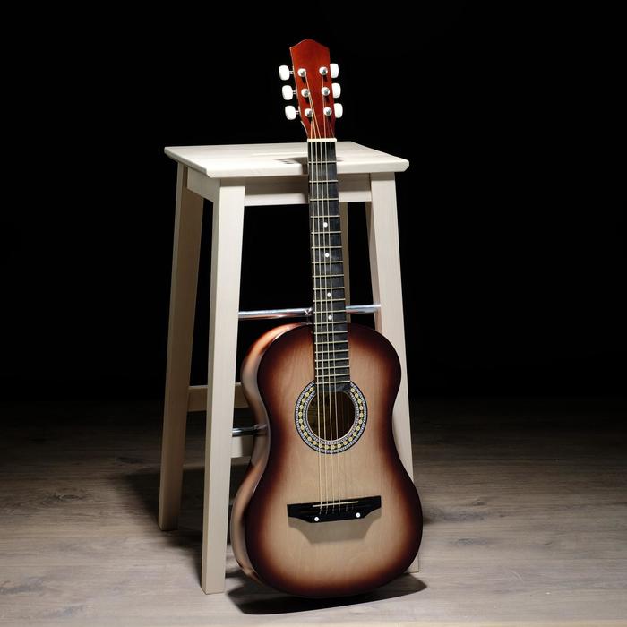 Акустическая гитара 6-ти струнная, размер 3/4, струны металл - Фото 1