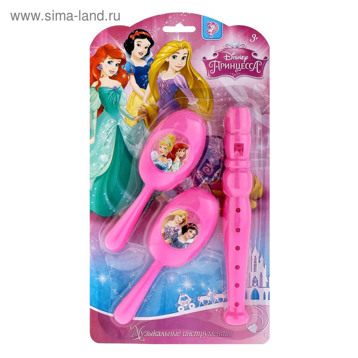 Набор музыкальных инструментов "Волшебство музыки-2", Принцессы, 3 предмета - Фото 1