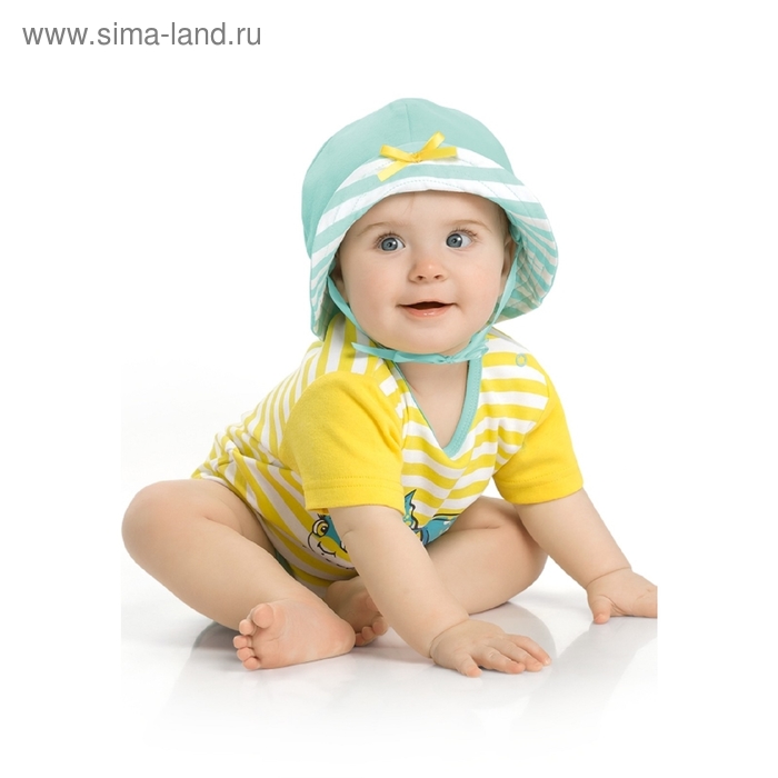 Комплект детский, рост 56-62 см, цвет жёлтый - Фото 1