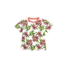 Рубашечка с коротким рукавом, 3-6 месяцев, 2 шт, цвет белый/кораловый - Фото 3