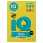 Бумага цветная А4 500 л, IQ COLOR, 80 г/м2, желтый, CY39 - Фото 1