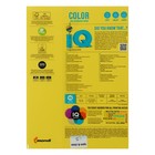 Бумага цветная А4 500 л, IQ COLOR, 80 г/м2, желтый, CY39 - Фото 3