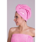 Набор для сауны женский, цвет розовый 5003 - Фото 3