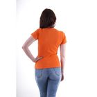 Футболка женская, размер 44-46 (S), цвет оранжевый (арт.VSE25prn) - Фото 4