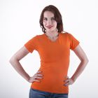 Футболка женская, размер 44-46 (S), цвет оранжевый (арт.VSE25prn) - Фото 5