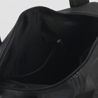 Сумка женская, отдел на молнии, наружный карман, цвет чёрный - Фото 5