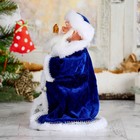 Дед Мороз, в синей шубе, со свечой - Фото 2
