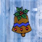 Наклейка на стекло "Колокольчик с ягодой" 11х15 см - Фото 1