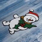 Наклейка на стекло «Снеговик в колпаке», 9.5×14.5 см - Фото 2