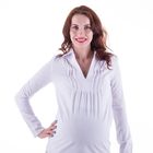 Блузка женская для беременных, размер 50, рост 168, цвет белый (арт. 0084) - Фото 5
