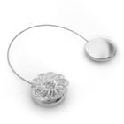 Подхват для штор тросик "Ветерок", цвет серебристый - Фото 1