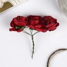 Декор для творчества "Розы" (набор=букет 6 цветков) МИКС 10 см - Фото 3