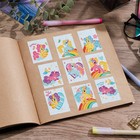 Наклейки детские бумажные «Любимая пони», c раскраской на обороте, 11 х 15.5 см - Фото 3