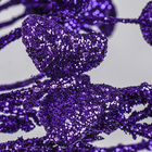 Декор "Блеск" пышный цветок, фиолет, 20 см - Фото 2