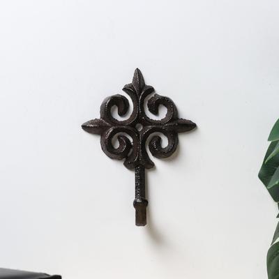 Настенный крючок декоративный «Копьё», чугун, 12.5×9×3.5 см