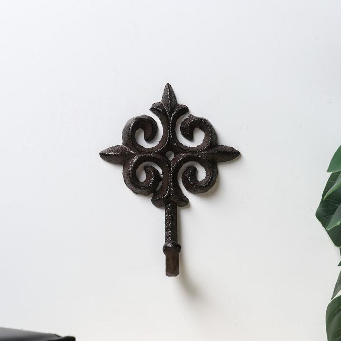 Настенный крючок декоративный «Копьё», чугун, 12.5×9×3.5 см - Фото 1