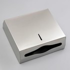 Диспенсер для бумажных листовых полотенец, нержавеющая сталь - Фото 3