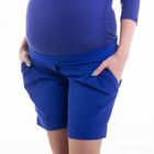 Шорты женские для беременных, размер 50, рост 168, цвет васильковый (арт. 0318) - Фото 6