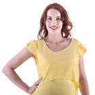 Туника женская для беременных, размер 50, рост 168, цвет жёлтый (арт. 0373) - Фото 5