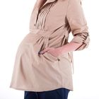 Блузка женская для беременных, размер 50, рост 168, цвет бежевый (арт. 0347) - Фото 7