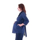 Блузка женская для беременных, размер 46, рост 168, цвет синий (арт. 0347) - Фото 5