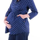 Блузка женская для беременных, размер 46, рост 168, цвет синий (арт. 0347) - Фото 8