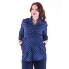 Блузка женская для беременных, размер 48, рост 168, цвет синий (арт. 0347) - Фото 3