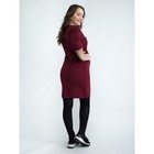 Платье женское для беременных, размер 50, рост 168, цвет бордовый (арт. 0353) - Фото 4