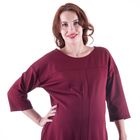 Платье женское для беременных, размер 50, рост 168, цвет бордовый (арт. 0353) - Фото 5
