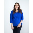 Блузка женская для беременных, размер 46, рост 168, цвет васильковый (арт. 0348) - Фото 1