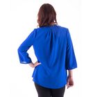 Блузка женская для беременных, размер 48, рост 168, цвет васильковый (арт. 0348) - Фото 4