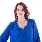 Блузка женская для беременных, размер 50, рост 168, цвет васильковый (арт. 0348) - Фото 5