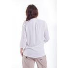 Блузка женская для беременных, размер 50, рост 168, цвет белый (арт. 0348) - Фото 4