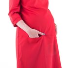 Платье женское для беременных, размер 50, рост 168, цвет красный (арт. 0332) - Фото 8