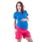 Шорты женские для беременных, размер 44, рост 168, цвет коралловый (арт. 0182) - Фото 3