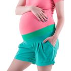 Шорты женские для беременных, размер 44, рост 168, цвет зеленый (арт. 0182) - Фото 6