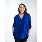 Блузка женская для беременных, размер 44, рост 168, цвет васильковый (арт. 0286) - Фото 2
