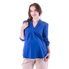 Блузка женская для беременных, размер 46, рост 168, цвет васильковый (арт. 0286) - Фото 4
