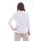Блузка женская для беременных, размер 44, рост 168, цвет белый (арт. 0340) - Фото 5