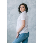 Блузка короткий рукав женская для беременных, размер 44, рост 168, цвет белый (арт. 0084) - Фото 2