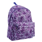 Рюкзак молодёжный на молнии "Бабочки", 1 отдел, 1 наружный карман, цвет сиреневый - Фото 2
